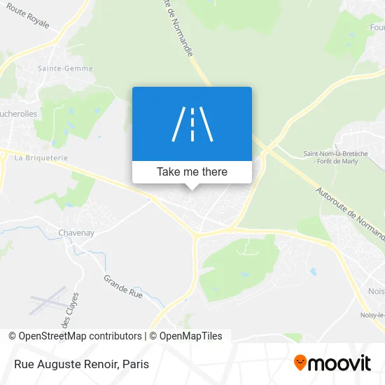Rue Auguste Renoir map