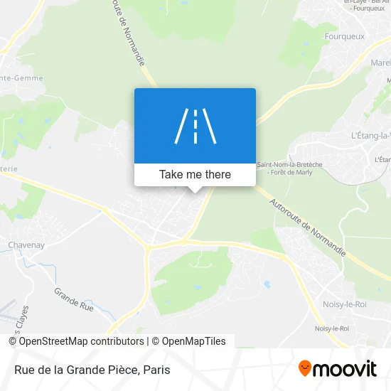 Rue de la Grande Pièce map