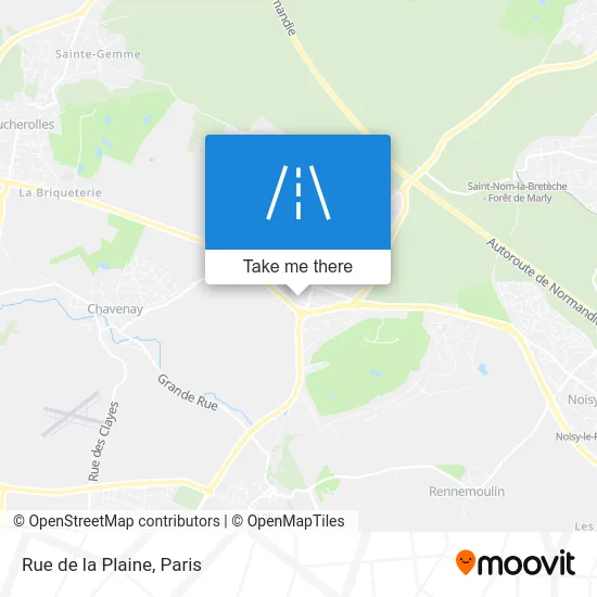 Rue de la Plaine map