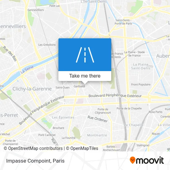 Impasse Compoint map