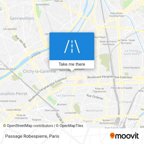 Passage Robespierre map