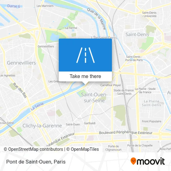 Pont de Saint-Ouen map