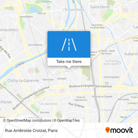 Rue Ambroise Croizat map
