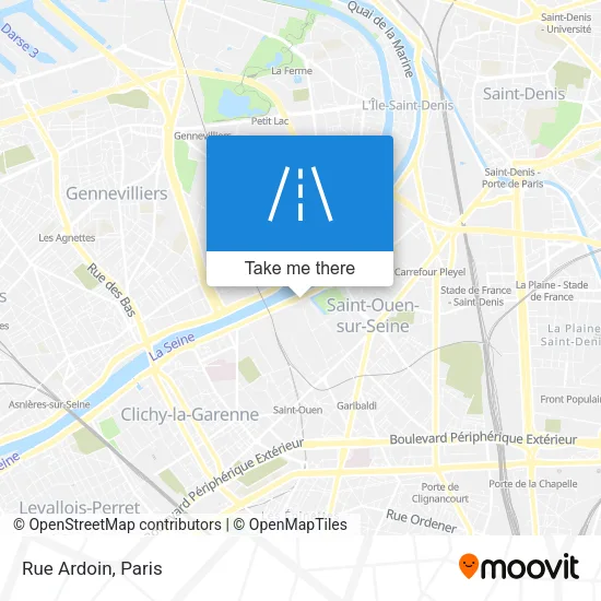 Rue Ardoin map