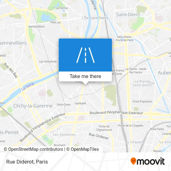 Rue Diderot map