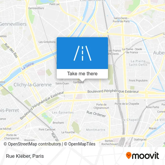 Rue Kléber map