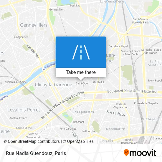 Rue Nadia Guendouz map