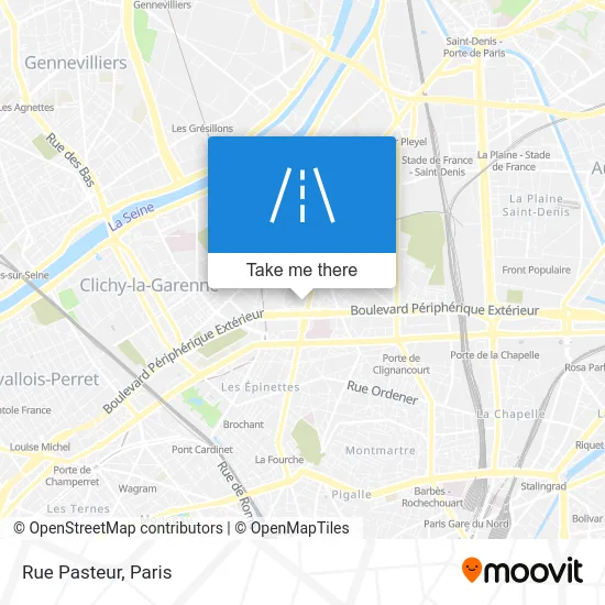 Rue Pasteur map
