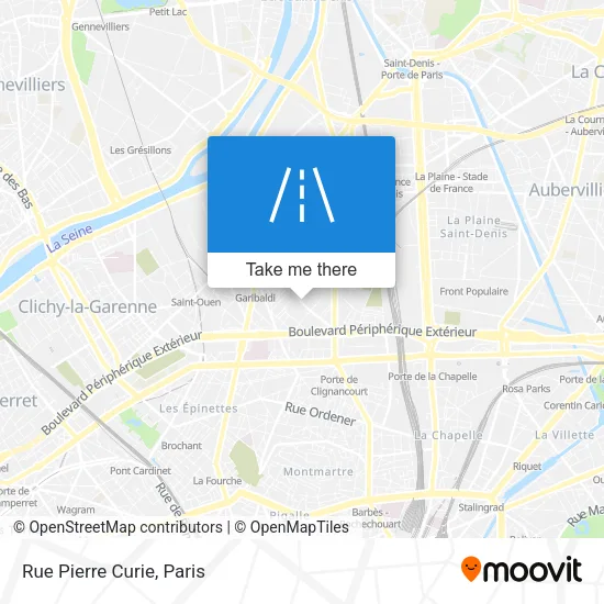Rue Pierre Curie map