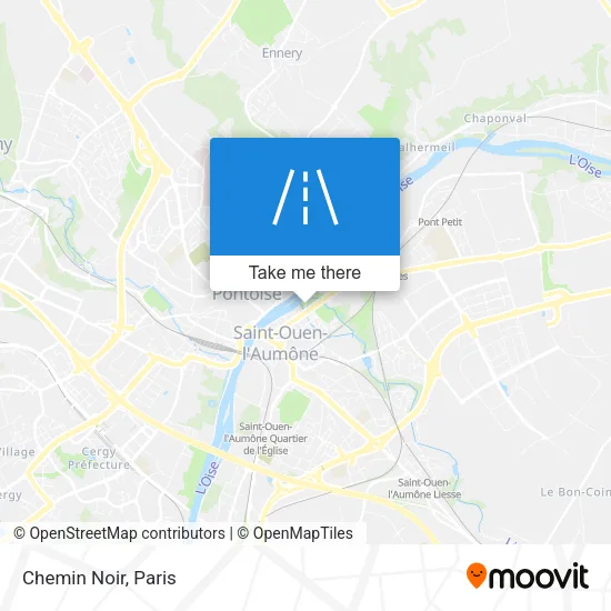 Chemin Noir map