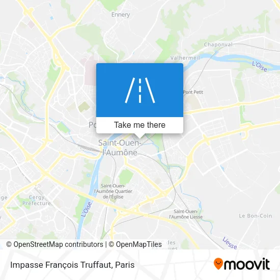 Impasse François Truffaut map