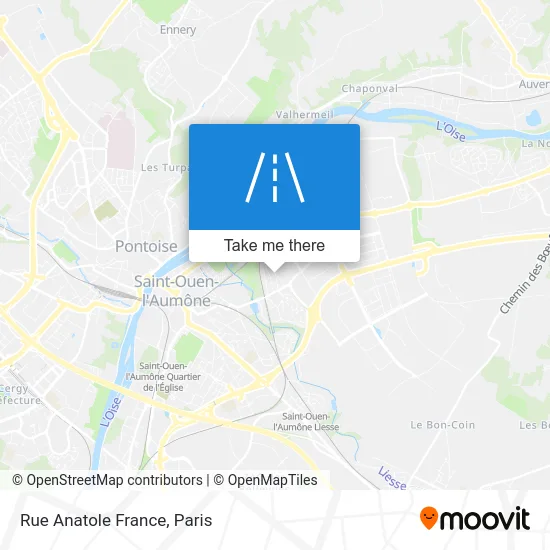 Rue Anatole France map