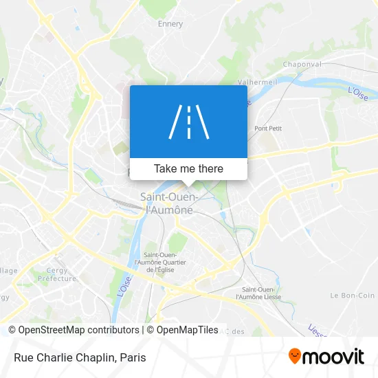 Rue Charlie Chaplin map