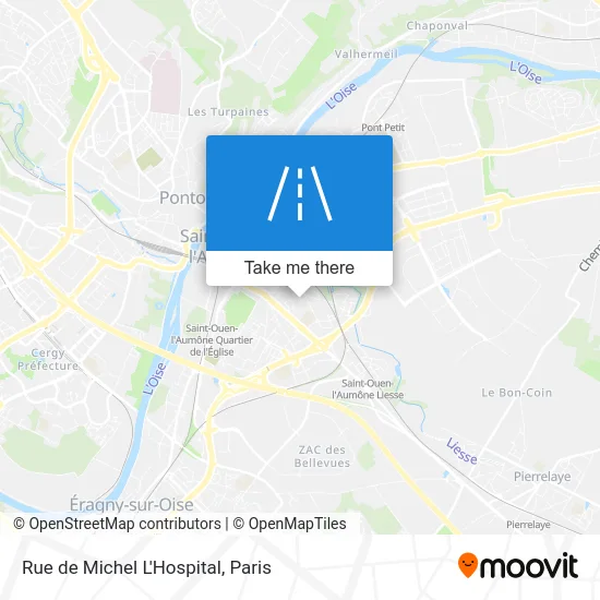 Rue de Michel L'Hospital map