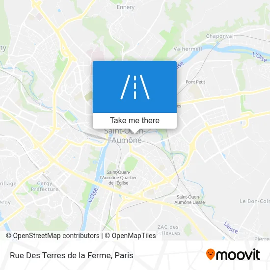 Rue Des Terres de la Ferme map