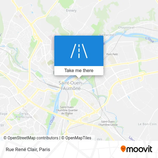 Rue René Clair map