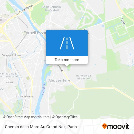 Chemin de la Mare Au Grand Nez map