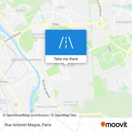 Rue Antonin Magne map