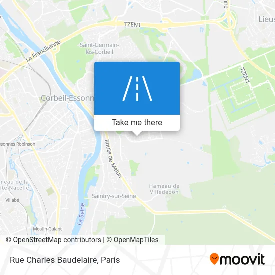 Rue Charles Baudelaire map