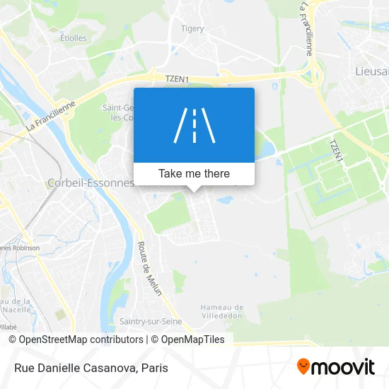 Rue Danielle Casanova map