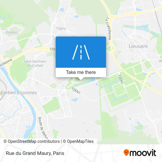 Rue du Grand Maury map