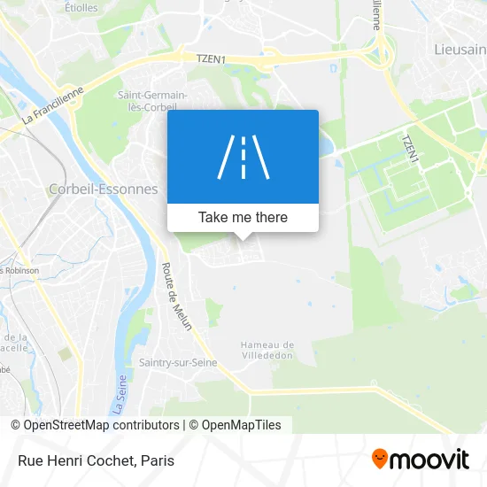 Rue Henri Cochet map