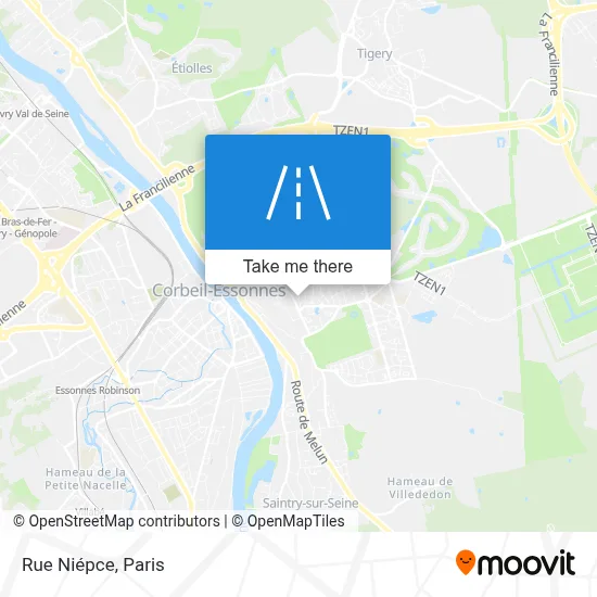 Rue Niépce map