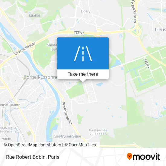 Rue Robert Bobin map