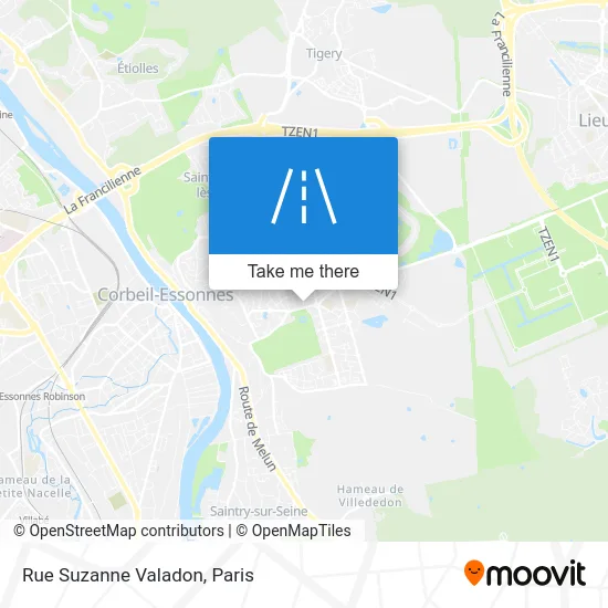 Rue Suzanne Valadon map