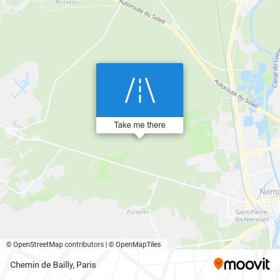 Chemin De Bailly map