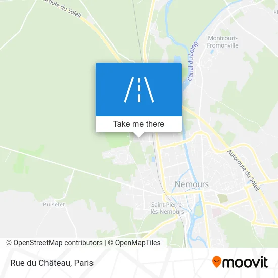 Rue du Château map