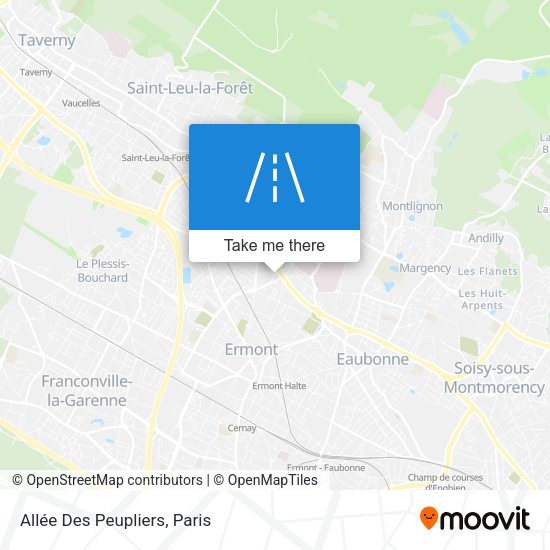 Allée Des Peupliers map