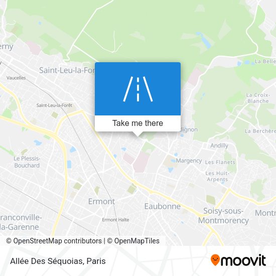 Allée Des Séquoias map