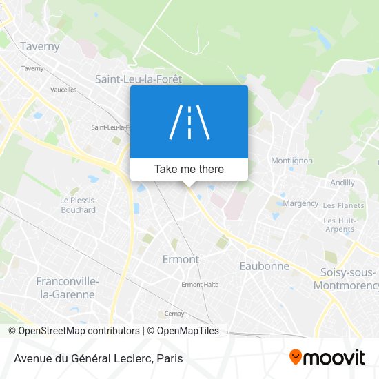 Avenue du Général Leclerc map