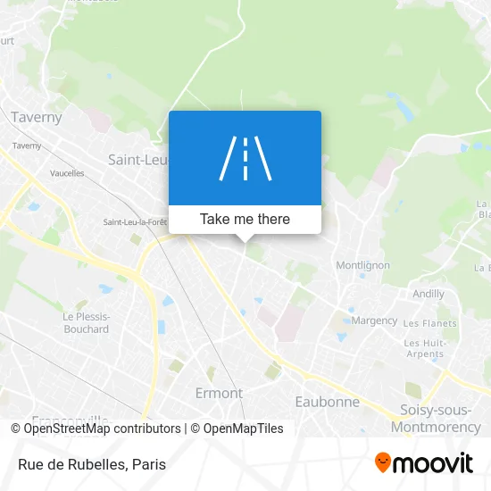 Rue de Rubelles map