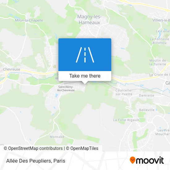 Allée Des Peupliers map