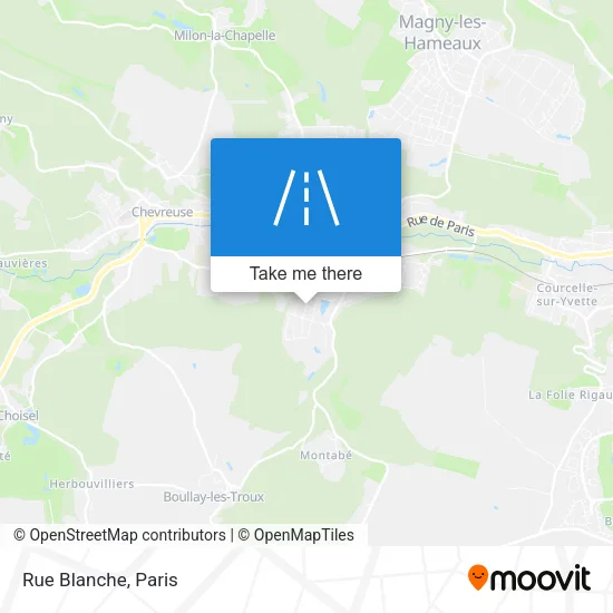 Rue Blanche map
