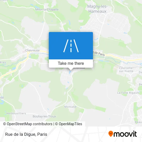 Rue de la Digue map