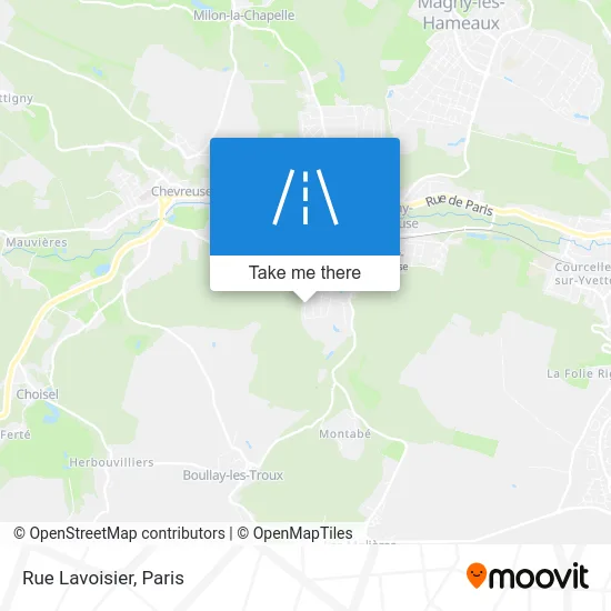 Rue Lavoisier map