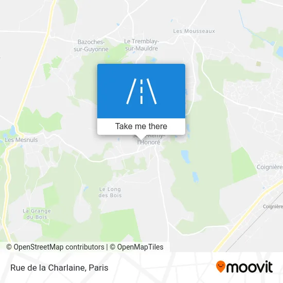 Rue de la Charlaine map