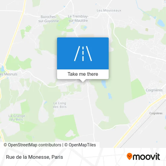 Rue de la Monesse map