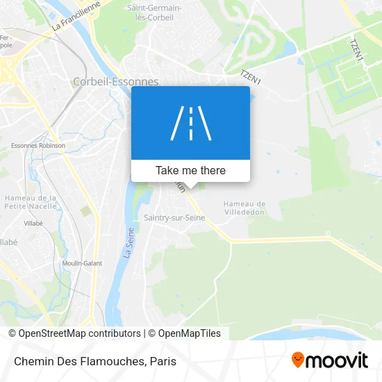 Chemin Des Flamouches map
