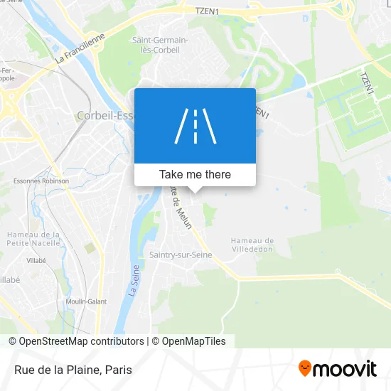 Rue de la Plaine map