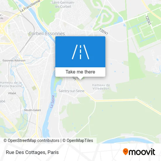 Rue Des Cottages map