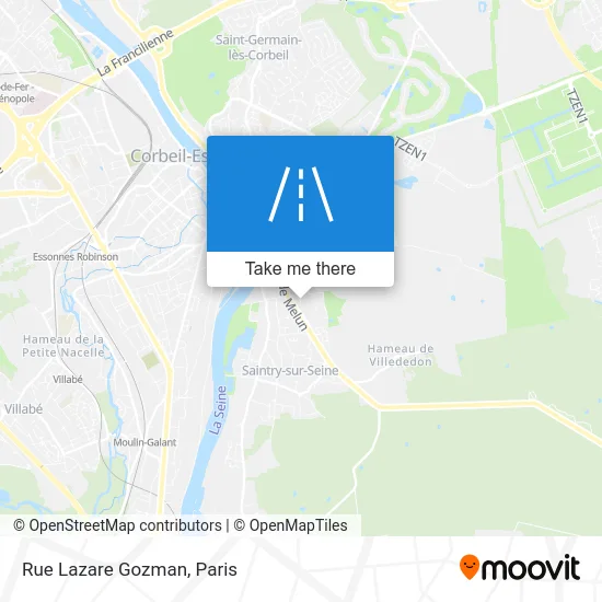 Rue Lazare Gozman map