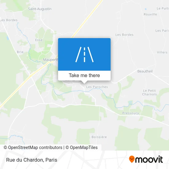Mapa Rue du Chardon