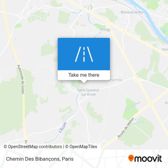 Chemin Des Bibançons map