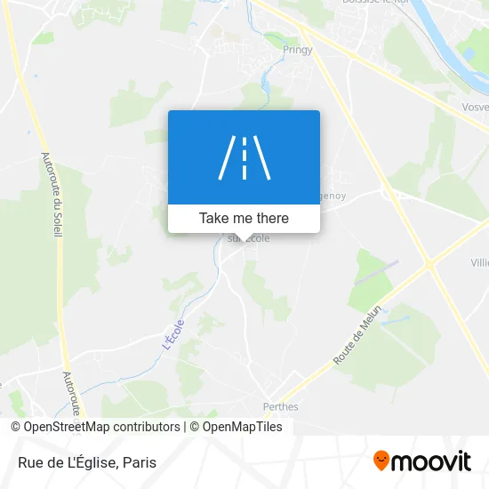 Rue de L'Église map