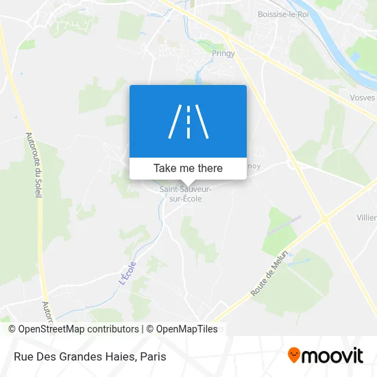Rue Des Grandes Haies map