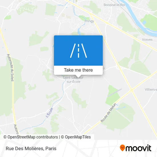 Rue Des Molières map